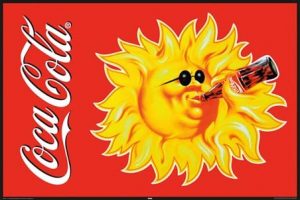 lghr16825+even-the-sun-drinks-coke-coca-cola-poster